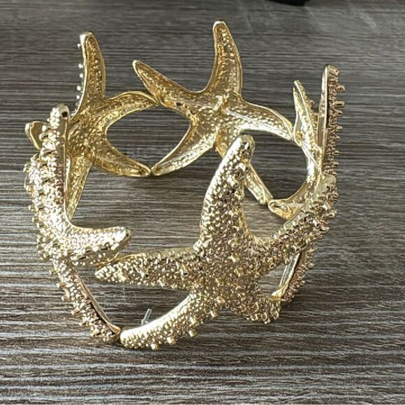 Summery Starfish bracelet A422 - Picture 2 of 4